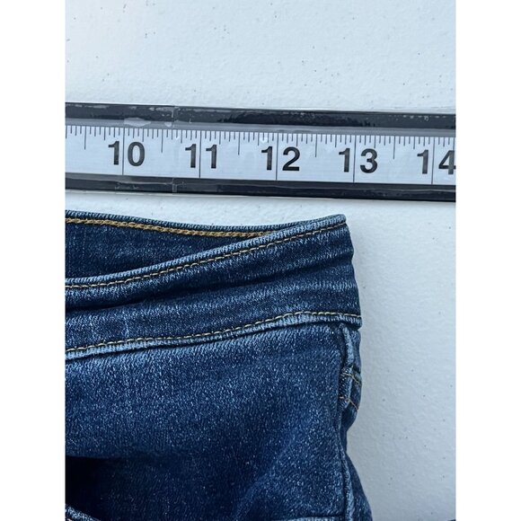 Levi’s 721 High Rise Skinny Jeans Size 27 Distressed Ripped Stretch Denim - Picture 8 of 14